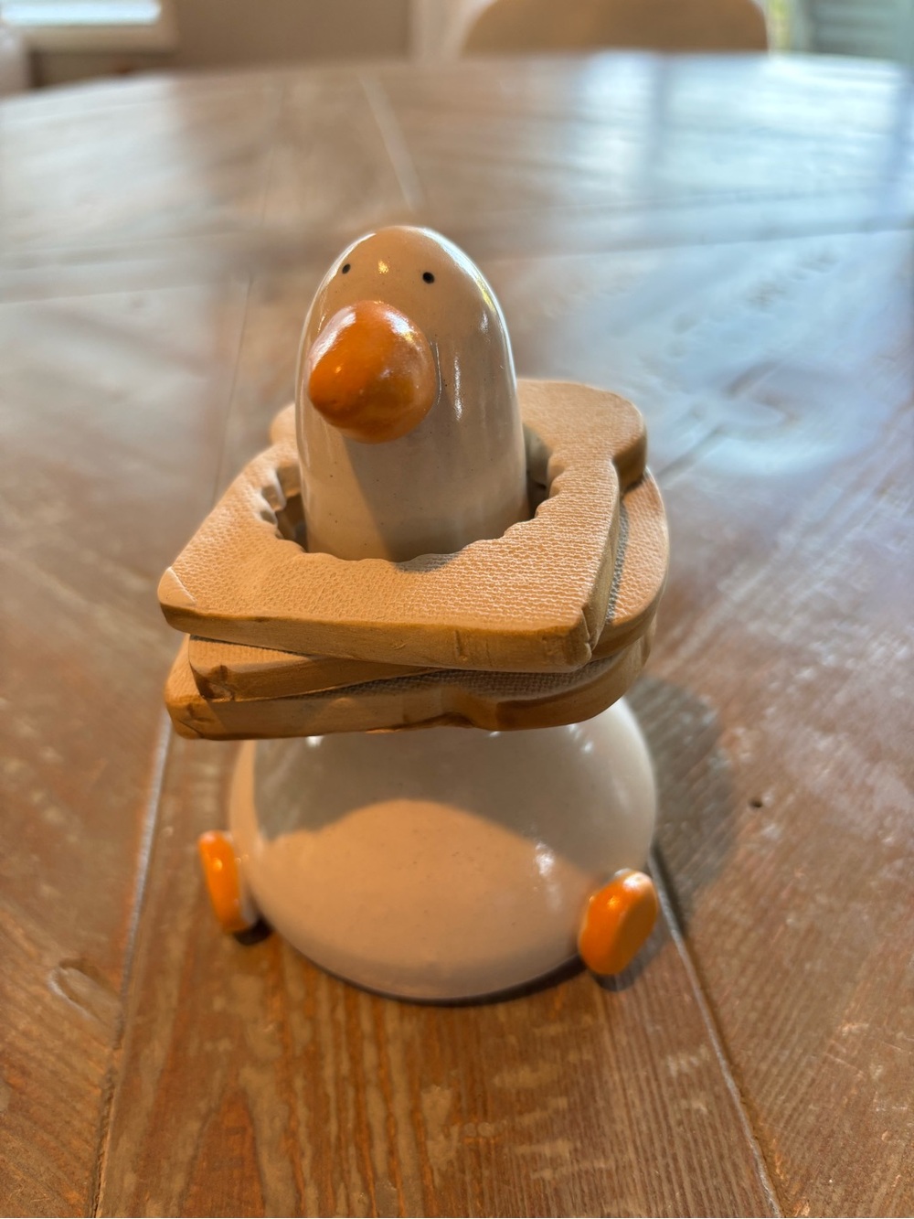 Richard Moonstreet Silly Goose with Bread 🍞 Expansion Pack - Ceramic Goose 🪿